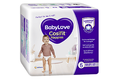 Baby love size 3 nappies top